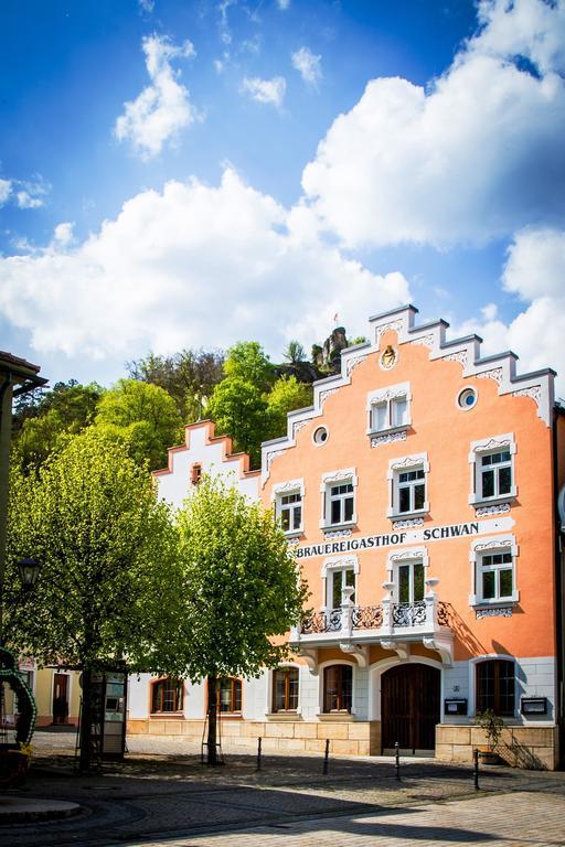 Gasthaus Schwan Riedenburg Eksteriør billede